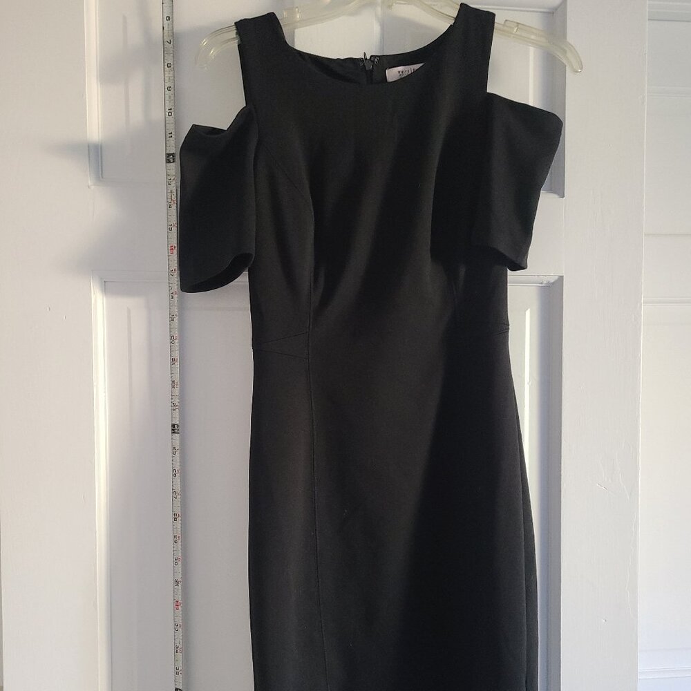 Black Fitted Dress Open Shoulders